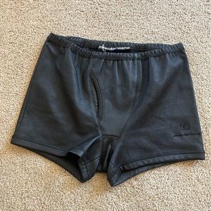 Alexander Wang lamb leather shorts